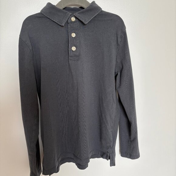J Crew Crewcuts long sleeve gray/blue shirt - Picture 1 of 4
